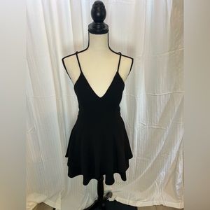 Black fit and flare dress - B.Darlin size 7/8